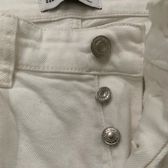 🎉HP🎉 Zara Man White Ripped-Knee Skinny Jeans Size 34 used - Picture 4 of 4